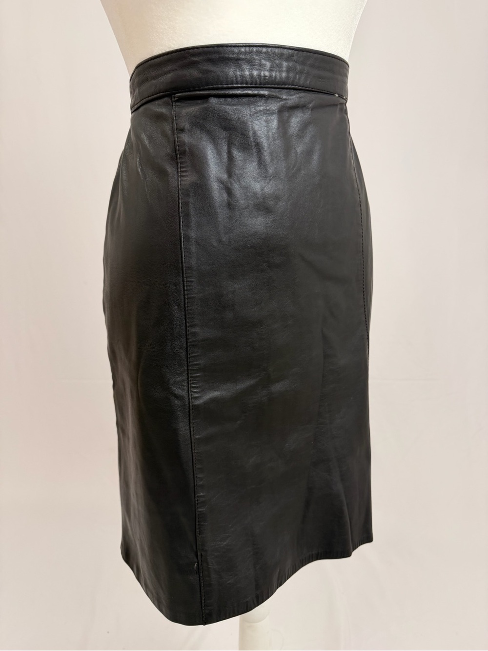 Comint Argentina Vintage Leather Skirt